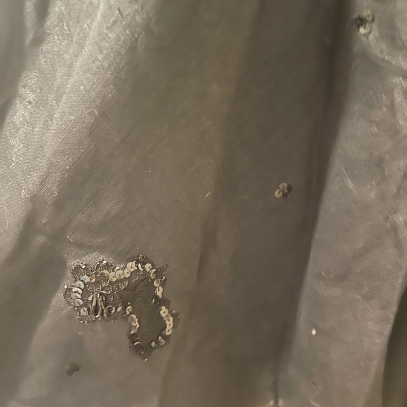 Armand Ventilo Collection black linen skirt - Picture 4 of 4